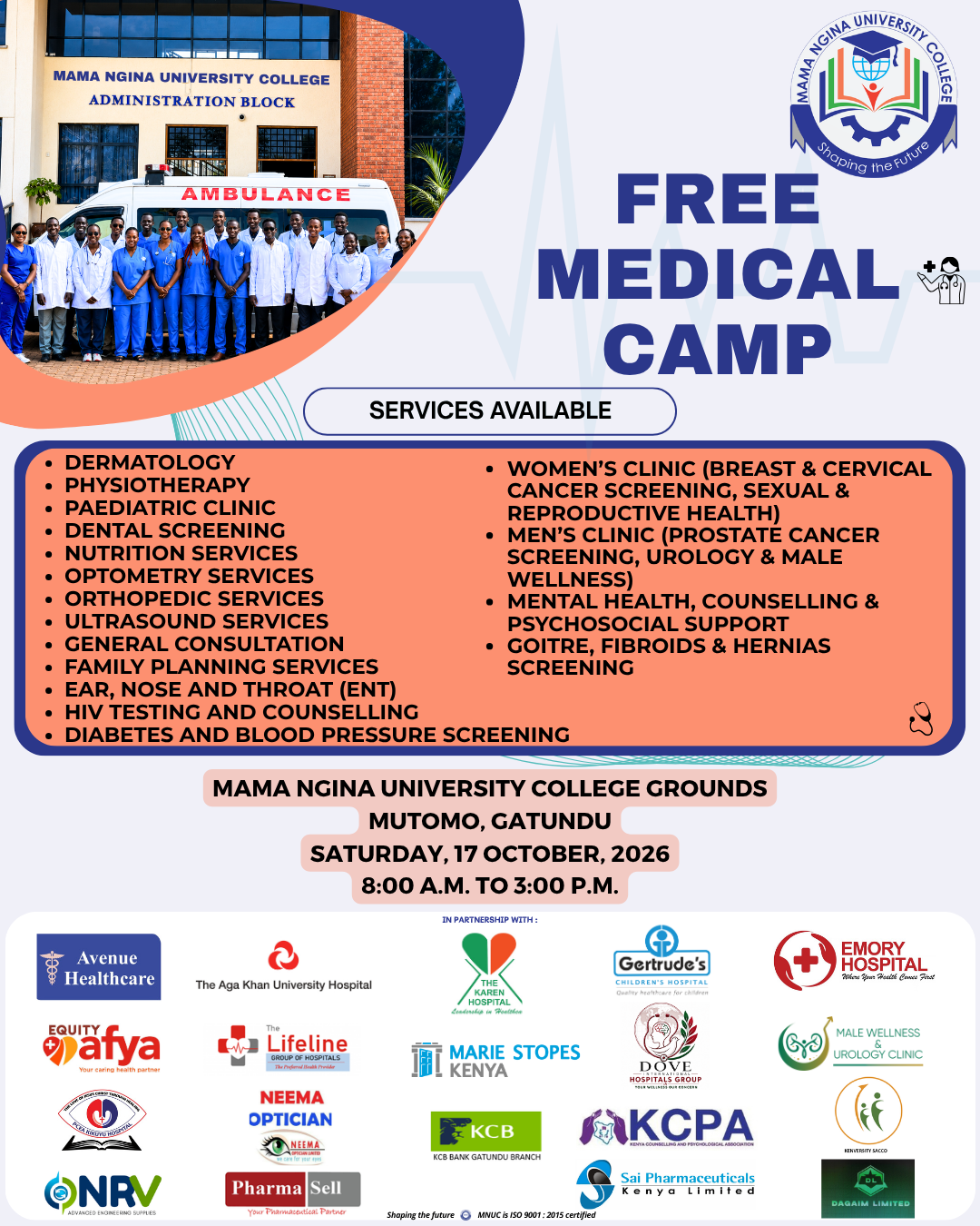 FREE MEDICAL CAMP instagram poster (2)